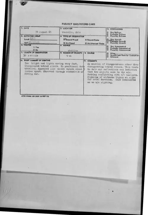 First page of 1963-08-9733466-Vandalia-Ohio