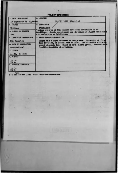 First page of 1965-09-8677862-34-27N155E-Pacific-