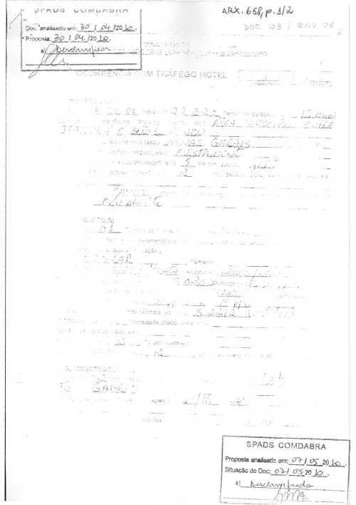 First page of BrazilianUFOFiles - BR_AN_BSB_ARX_658 BR_AN_BSB_ARX_658