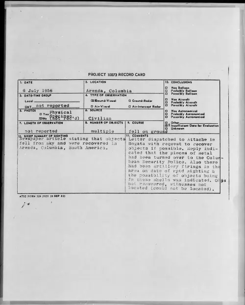 First page of 1956.07 - 6786868 - Arenda, Columbia