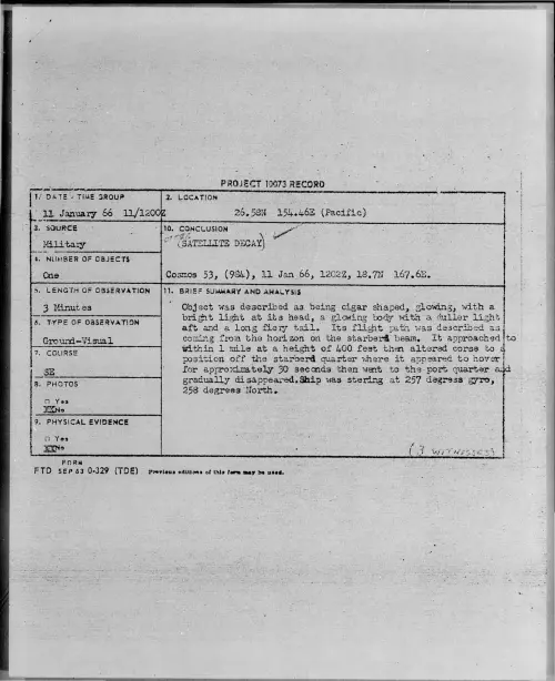 First page of 1966-01-8697969-26-58N154-46E-Pacific-
