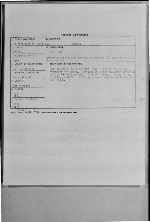 First page of 1965-09-8682223-Okinawa