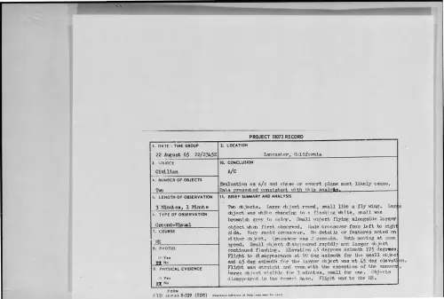 First page of 1965-08-9370156-Lancaster-California