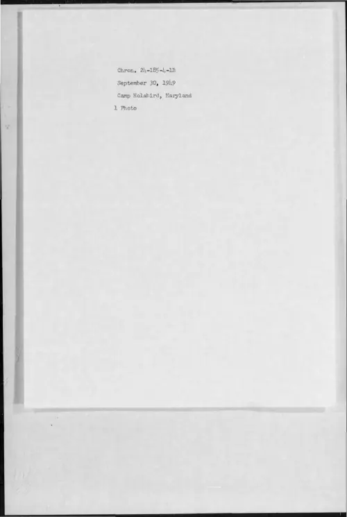 First page of 1949-09-6982242-CampHolabird-Maryland