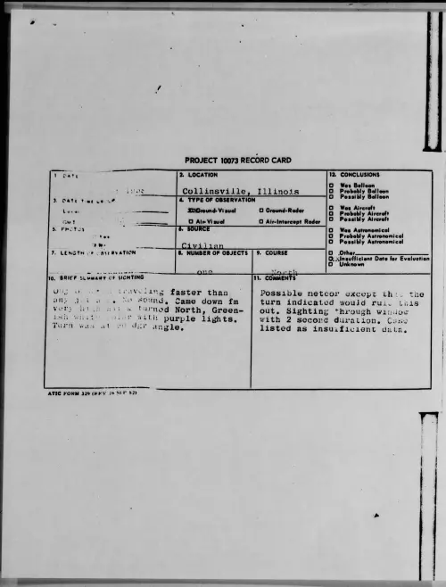 First page of 1958.xx - 8866990 - Collinsville, Illinois