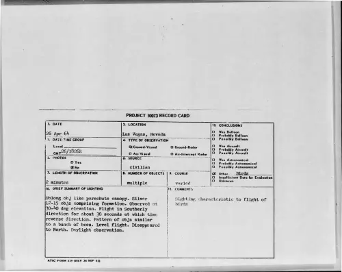 First page of 1964-04-8698615-LasVegas-Nevada