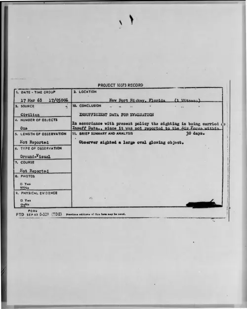 First page of 1968-03-6965322-NewPortRickey-Florida