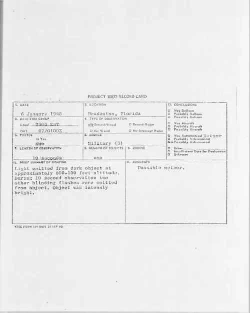 First page of 1955.01 - 6965320 - Bradenton, Florida