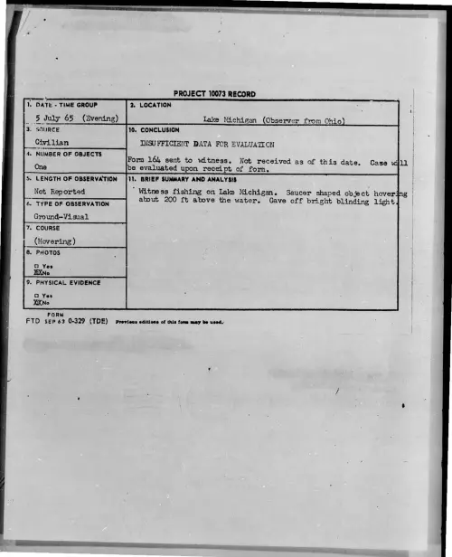 First page of 1965-07-7427457-LakeMichigan