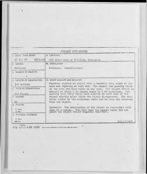 First page of 1968-01-6889627-100mileswestOfMilwakee-Wisconsin