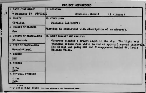 First page of 1967-12-6978114-Honolulu-Hawaii