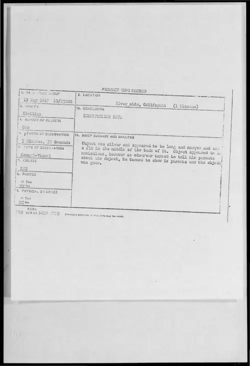 First page of 1967-05-9077541-Riverside-California