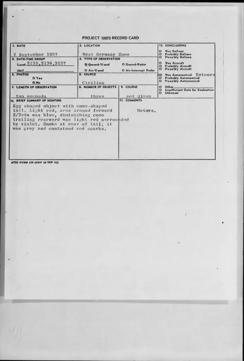 First page of 1957.09 - 7228544 - West Germany Zone