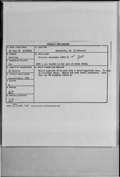 First page of 1966-07-8724969-Alexandria-Va