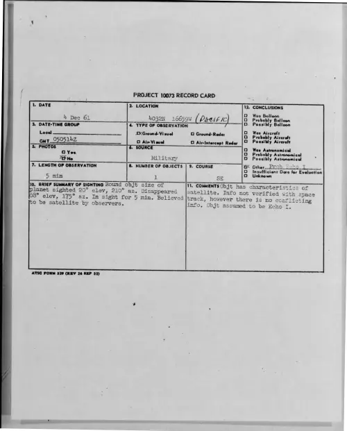 First page of 1961-12-8698718-4032N16659W-PACIFIC-