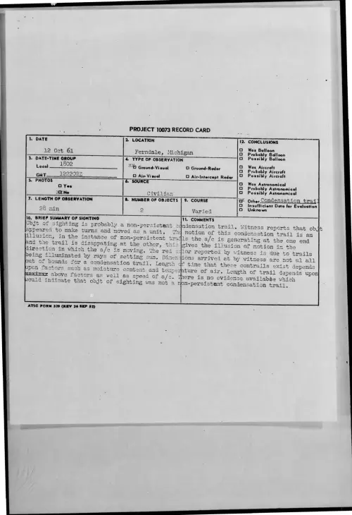 First page of 1961-10-8684287-Ferndale-Michigan