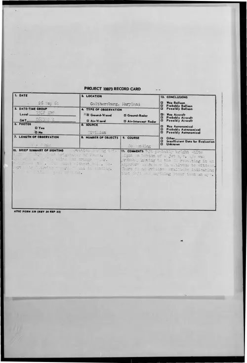First page of 1961-09-8680455-Gaithersburg-Maryland