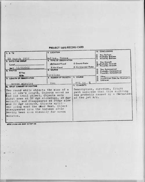 First page of 1957.03 - 6787442 - Dallas, Texas