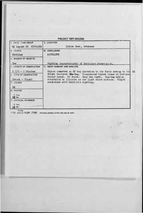 First page of 1965-08-9369212-LittleRock-Arkansas