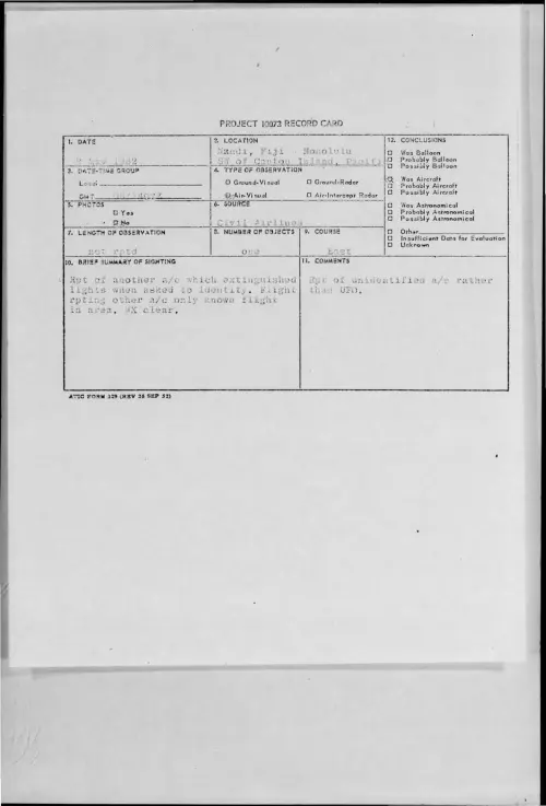 First page of 1962-05-8661702-Nandi-Fiji-HonoluluSWOfCantonIsland-Pacific