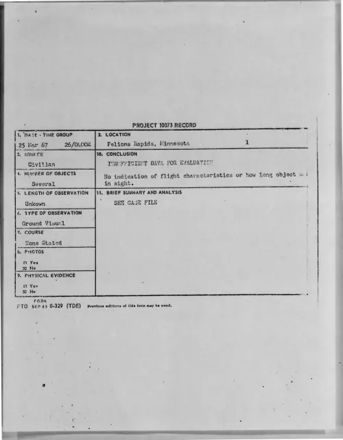 First page of 1967-03-7467661-PelionsRapids-Minnesota