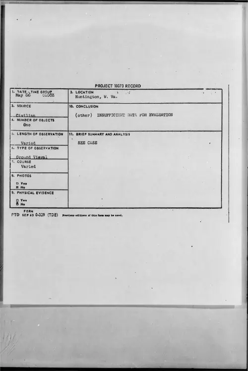 First page of 1966-05-7091800-Huntington-W-Va