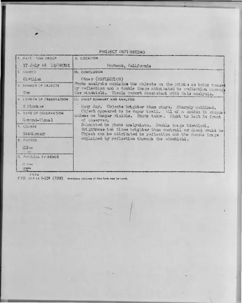 First page of 1965-07-7435100-Burbank-California