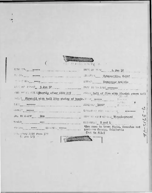 First page of 1952-01-6309825-Watsonville-Calif