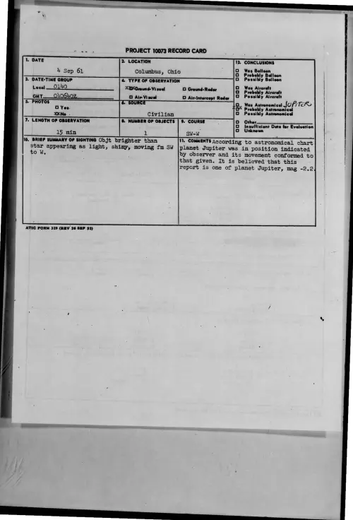 First page of 1961-09-8301751-Columbus-Ohio
