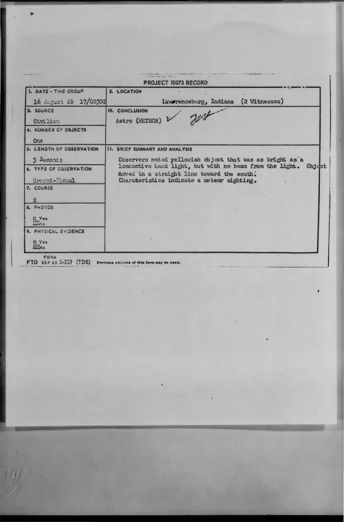 First page of 1966-08-8728367-Lawrenceburg-Indiana