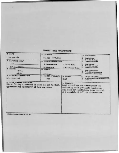 First page of 1964-02-9739907-33-30N177-40W