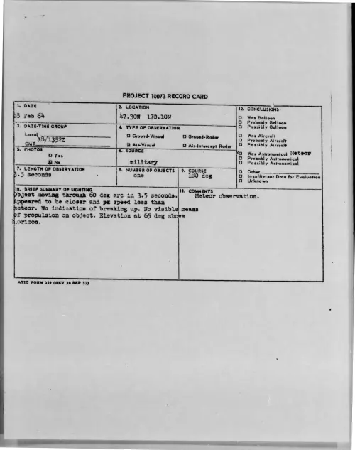 First page of 1964-02-9739825-47-30N170-10W