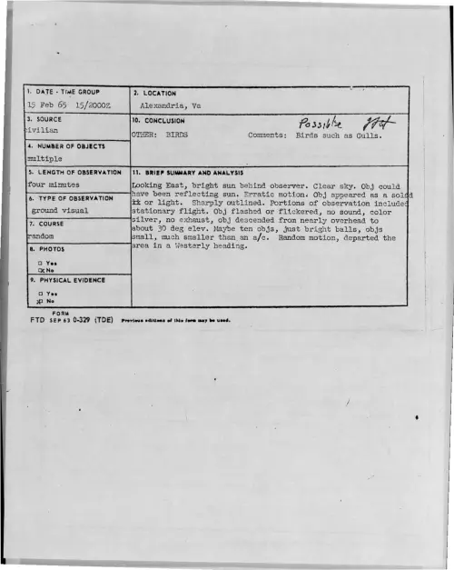 First page of 1965-02-8723857-Alexandria-Va