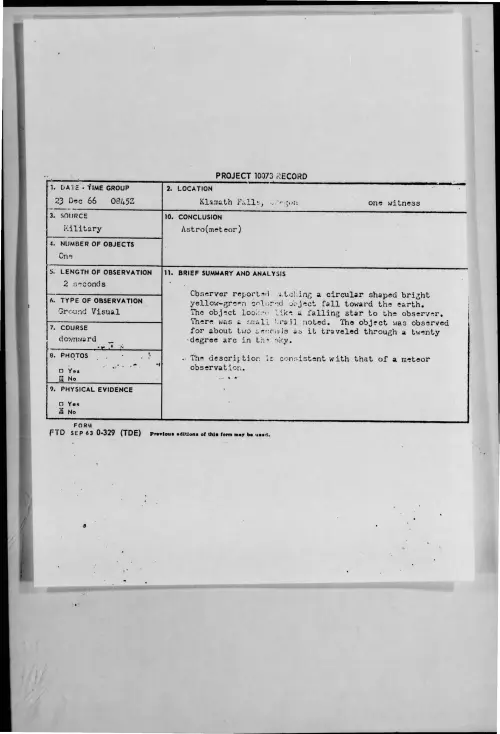First page of 1966-12-8285651-KlamathFalls-Oregon