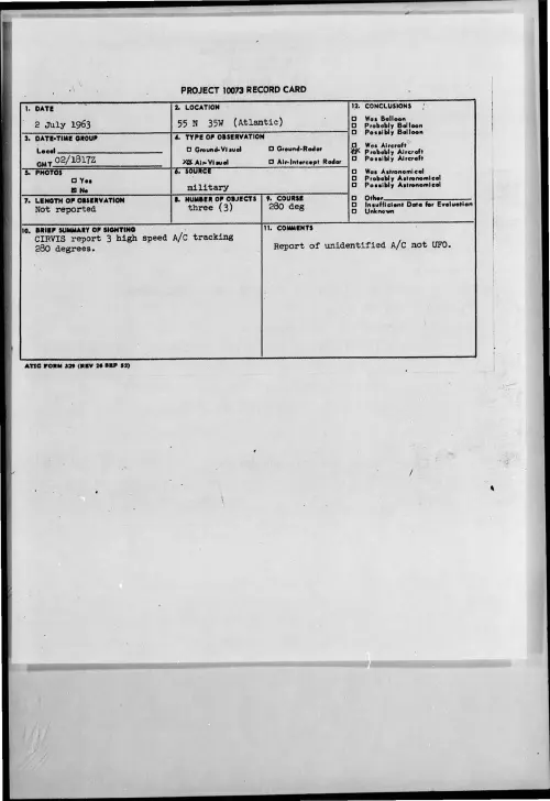First page of 1963-07-8672424-55N35W-Atlantic-