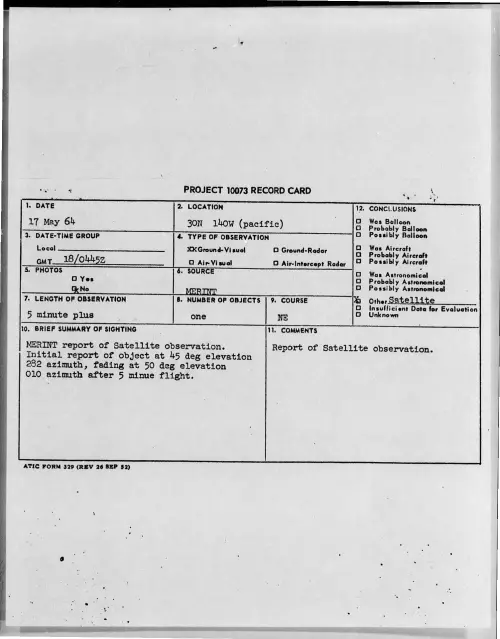 First page of 1964-05-8705765-30N140W-pacific-
