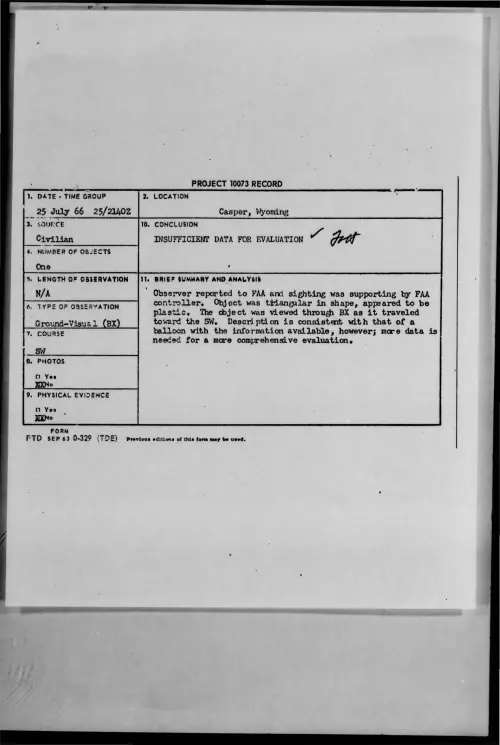 First page of 1966-07-8724621-Casper-Wyoming