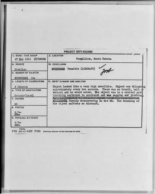 First page of 1966-05-7092526-Vermillion-SouthDakota