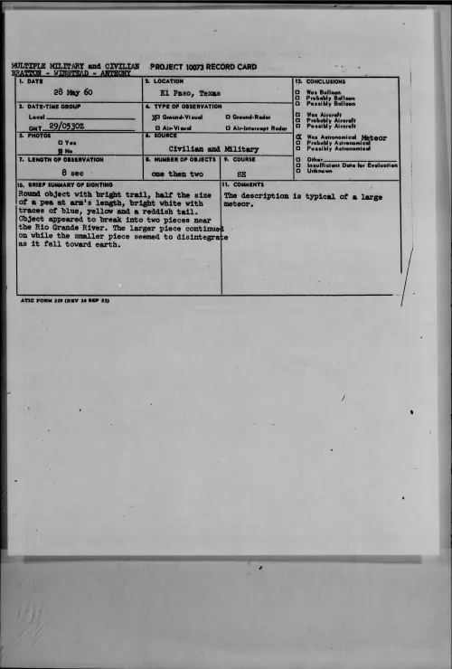 First page of 1960.05 - 7812825 - El Paso, Texas