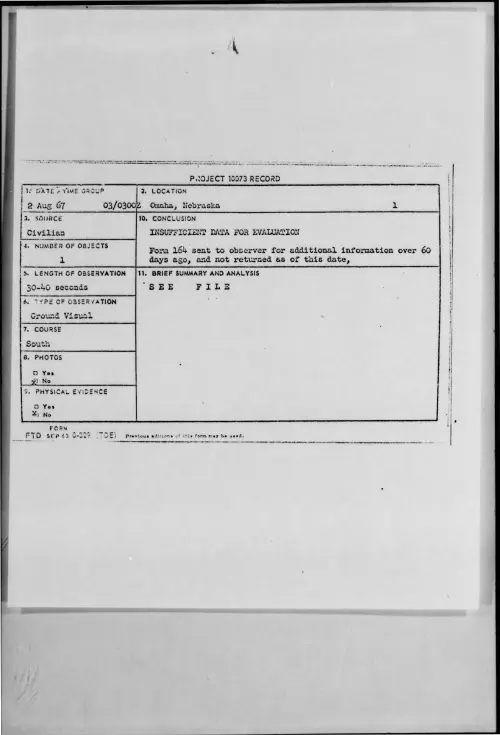First page of 1967-08-7401245-Omaha-Nebraska
