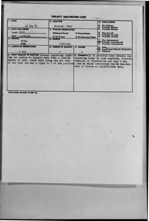 First page of 1961-09-8302824-Belmont-Ohio