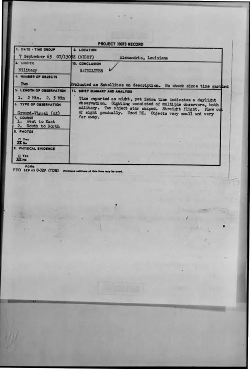 First page of 1965-09-8674266-Alexandria-Louisiana