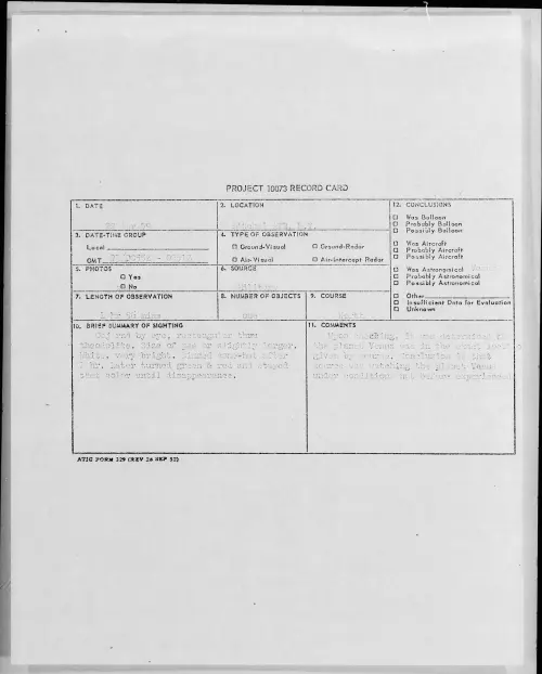 First page of 1959.04 - 8405783 - Mitchel AFB, N. Y