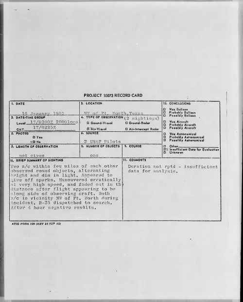 First page of 1957.01 - 6786486 - NW of Ft. Worth, Texas
