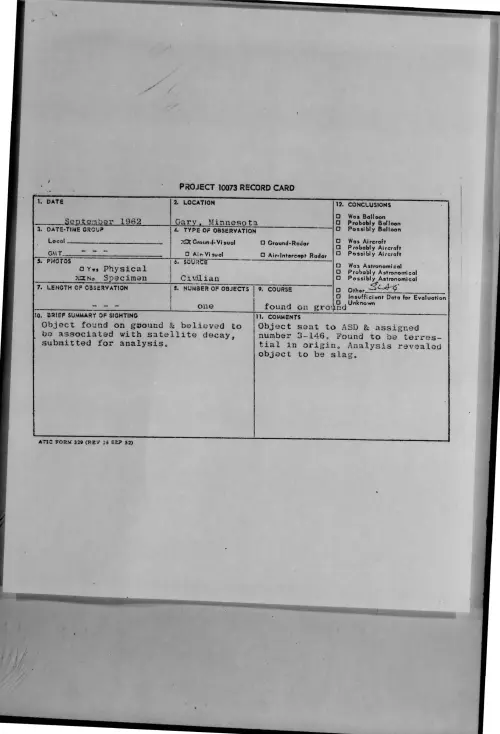 First page of 1962-09-8723380-Gary-Minnesota