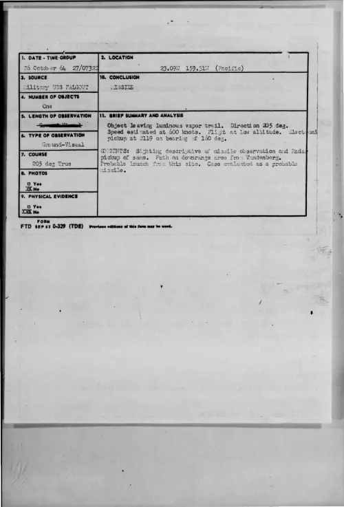 First page of 1964-10-9421759-23-09N159-31W-Pacific-