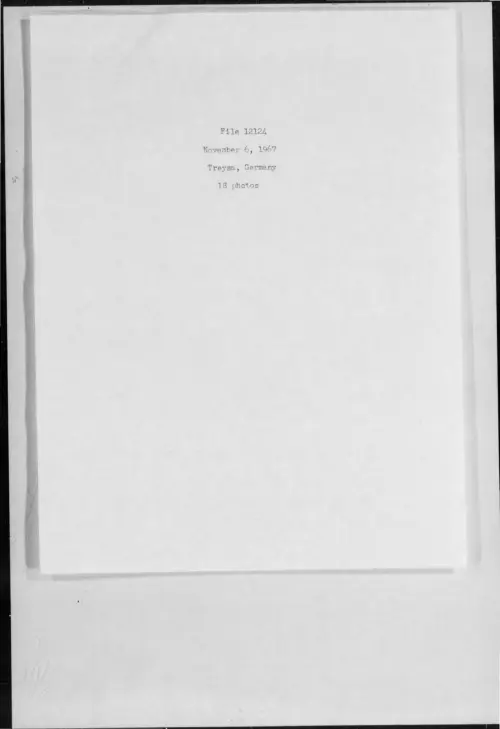 First page of 1967-11-6981185-Treysa-Germany-12124-