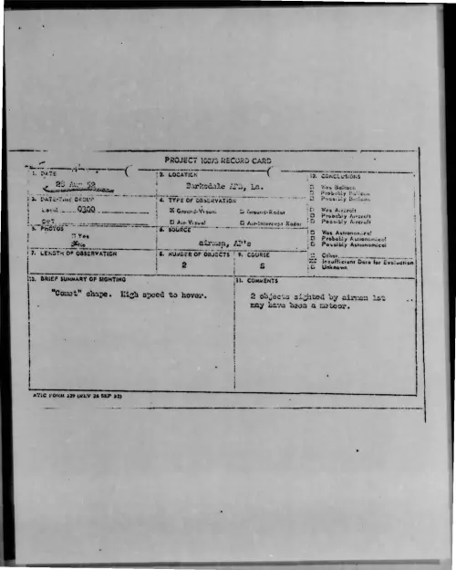 First page of 1952-08-6382674-BarksdaleAFB-La