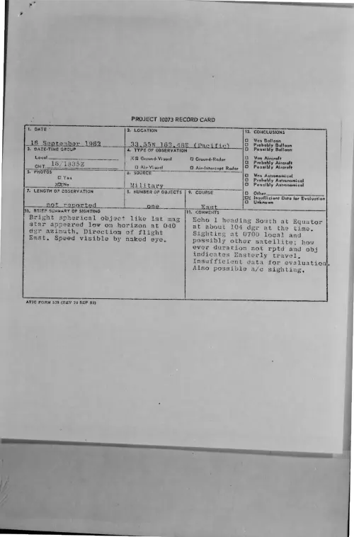 First page of 1962-09-8724133-33-55N163-48E-Pacific-