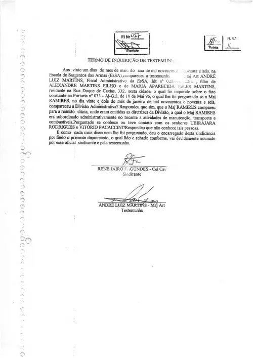 First page of BrazilianUFOFiles - varginha IPM 02 IPM 02